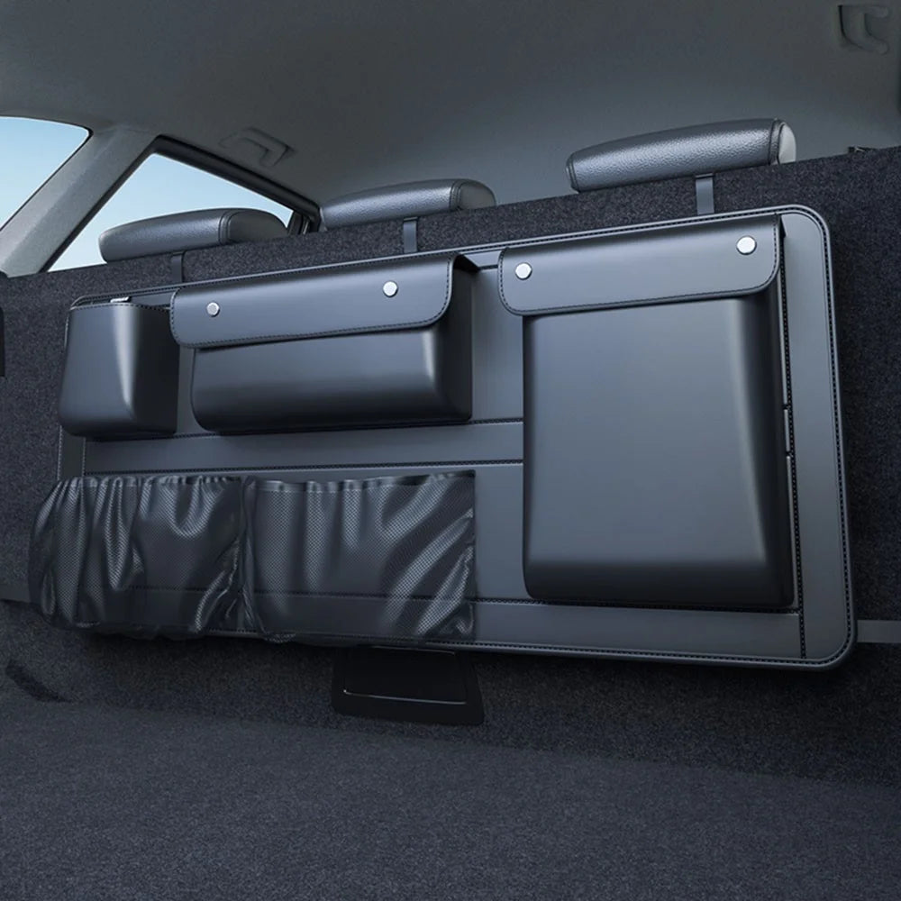Car Trunk Organizer Multi-Pocket Compartment Foldable Storage Bag for Auto SUV Travel - 3
