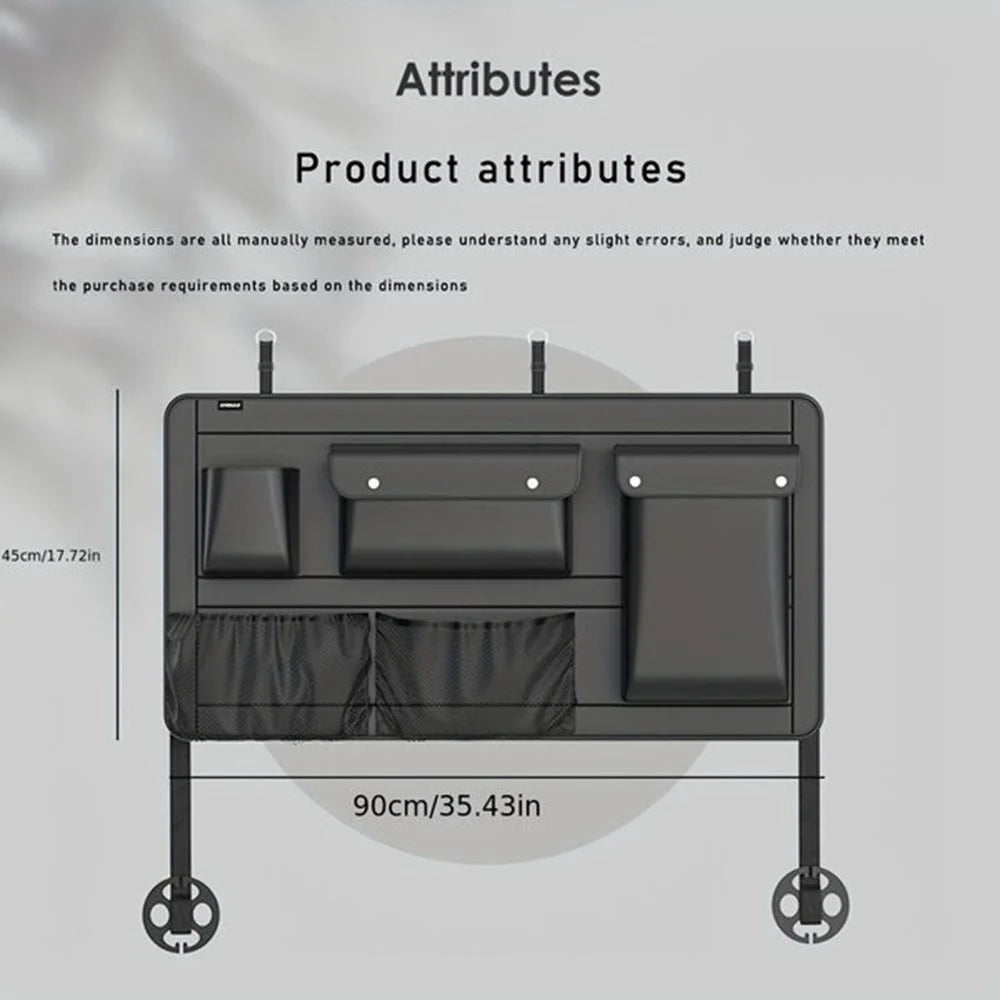 Car Trunk Organizer Multi-Pocket Compartment Foldable Storage Bag for Auto SUV Travel - 7