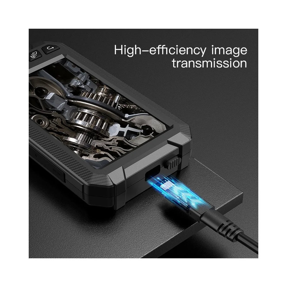 ANESOK ALS5003 5 Inch Screen Handheld Endoscope Waterproof Borescope Dual 8mm Lens Inspection Camera with 10m Hard Cable - 5