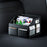 Car Trunk Organizer Storage Box PU Leather Foldable Storage Container Multi-Compartment - 6
