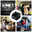 Car Trunk Organizer Storage Box PU Leather Foldable Storage Container Multi-Compartment - 7