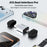 TYS-4262AC 2 in 1 Wireless CarPlay Android Auto Adapter Bluetooth-compatible WiFi USB-A USB-C Dual Interface Dongle - Silver - 2