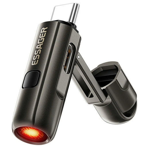 ESSAGER 2-in-1 Type-C Adapter Cigarette Lighter Adapter Portable Heating Device with Auto Shutoff - Black - 1
