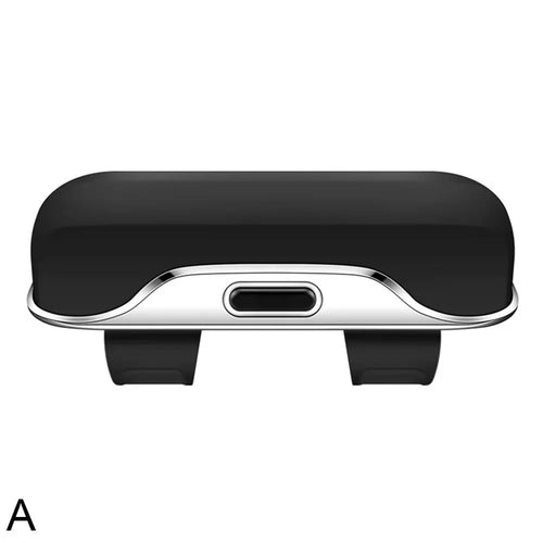 Clip-on Sun Visor Mount Sunglasses Storage Box Space Saving Car Glasses Holder Case - Black - 1