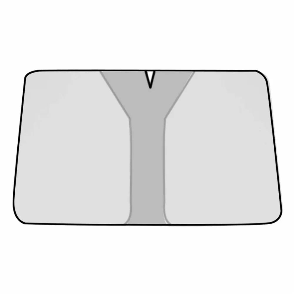 Size L Foldable Car Windshield Sunshade Silver Coating UV Protection Heat Insulation Sun Shade for Universal Vehicle - 1