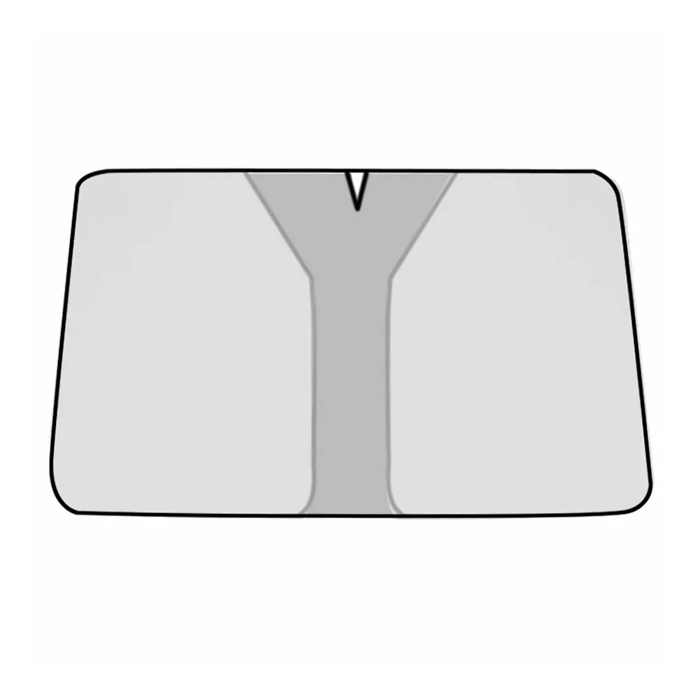 Size S Foldable Car Windshield Sunshade Silver Coating UV Protection Heat Insulation Sun Shade for Universal Vehicle - 1
