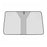 Size S Foldable Car Windshield Sunshade Silver Coating UV Protection Heat Insulation Sun Shade for Universal Vehicle - 1
