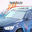 Size S Foldable Car Windshield Sunshade Silver Coating UV Protection Heat Insulation Sun Shade for Universal Vehicle - 7