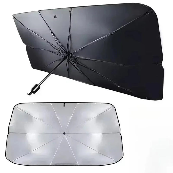 Car Windshield Sunshade Umbrella Foldable UV Protection Heat Insulation Sun Visor Cover for Front Window - 1