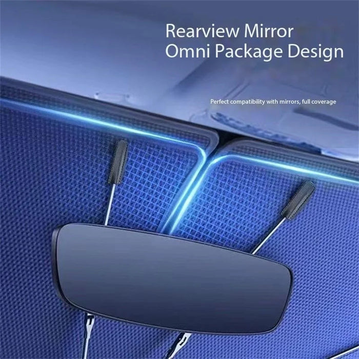 Car Windshield Sunshade Umbrella Foldable UV Protection Heat Insulation Sun Visor Cover for Front Window - 3