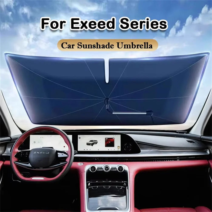 Car Windshield Sunshade Umbrella Foldable UV Protection Heat Insulation Sun Visor Cover for Front Window - 5