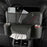 Car Seat Back Organizer PU Leather Multi-Pocket Storage Bag with Cup Holders for Vehicle Interior - Black - 2
