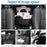 Car Seat Back Organizer PU Leather Multi-Pocket Storage Bag with Cup Holders for Vehicle Interior - Black - 3