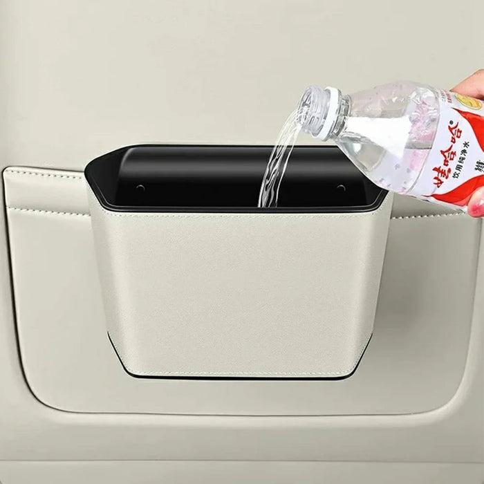 Car Hanging Trash Can Large Capacity Multi-function Storage Box Seat Back Organizer - Orange - 6
