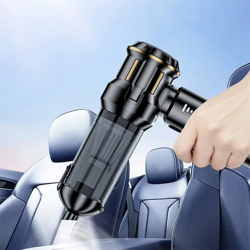 ST-6691Plus 16000Pa Cordless Handheld Car Vacuum Cleaner Brushless Motor Dust Blower for Home Office - Black - 7