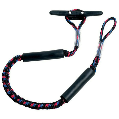 4-5.5ft Stretchable Bungee Dock Line Mooring Rope with Foam Float for Boat Yacht - 1