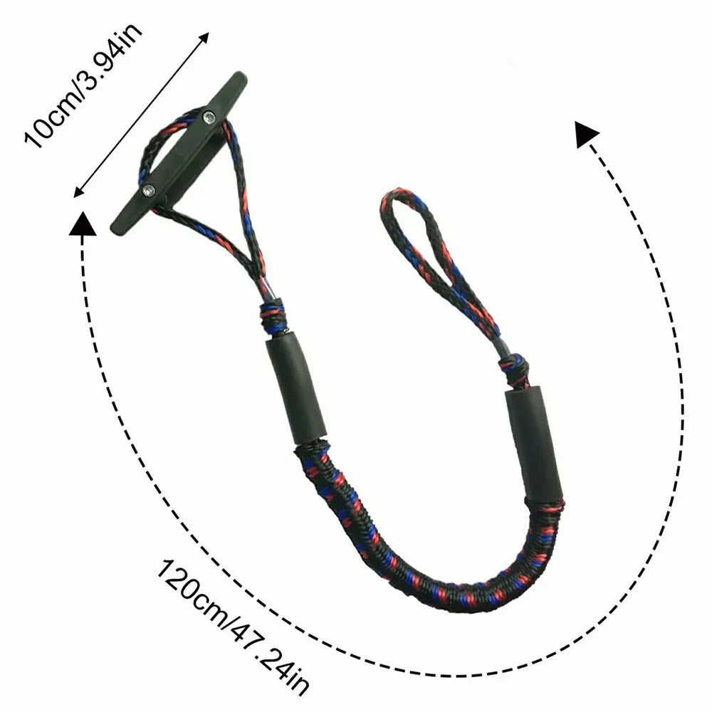 4-5.5ft Stretchable Bungee Dock Line Mooring Rope with Foam Float for Boat Yacht - 7