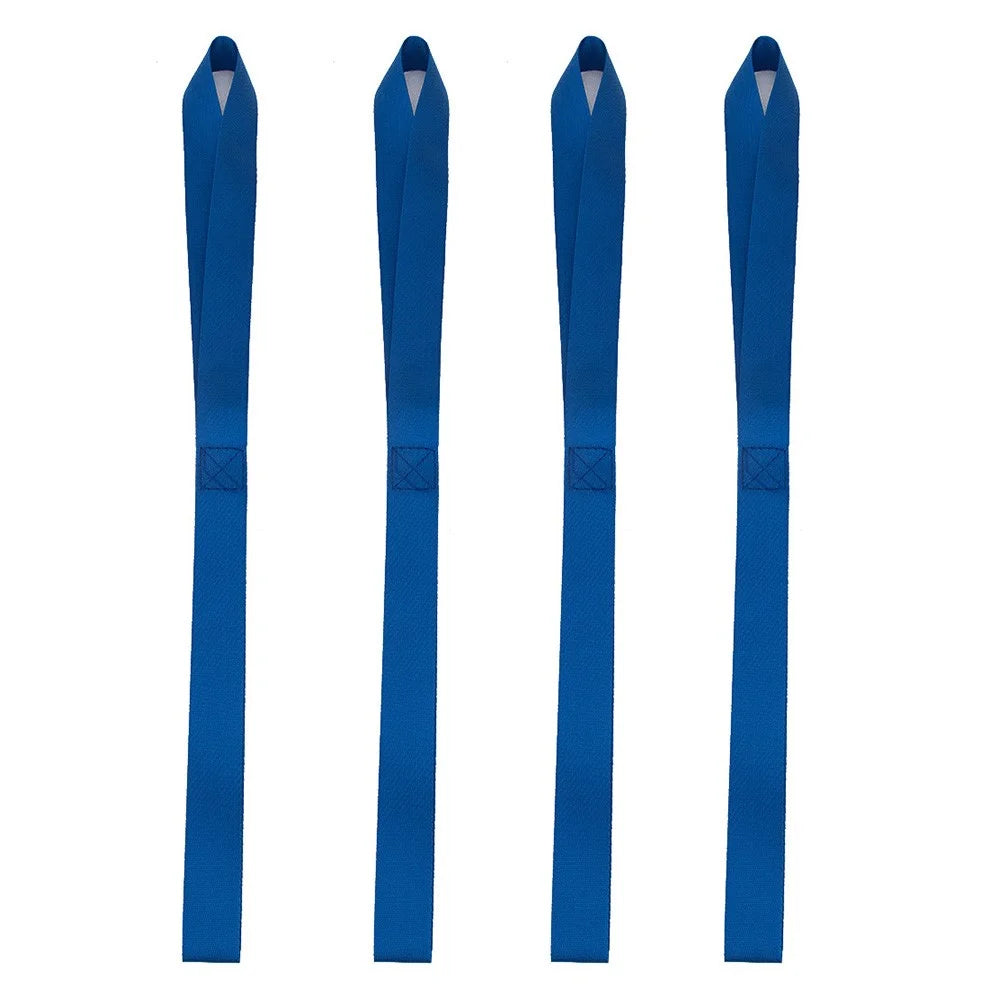 A3499 4PCS ATV Hook Belts Blue Nylon Motorcycle Fixing Straps, Length: 46cm - 1