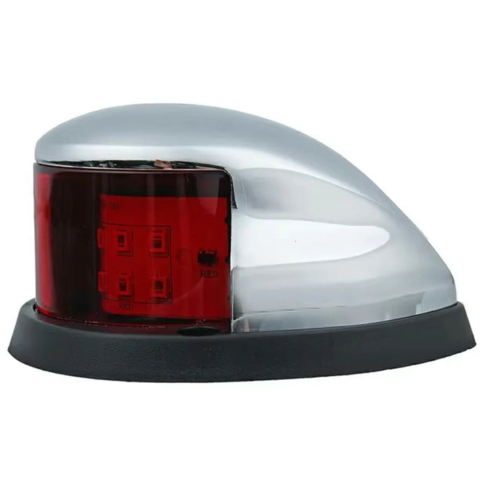 12-LED Marine Navigation Light Boat Signal Light IP67 Waterproof Red Green Bow Light for Yacht Sailing - 2