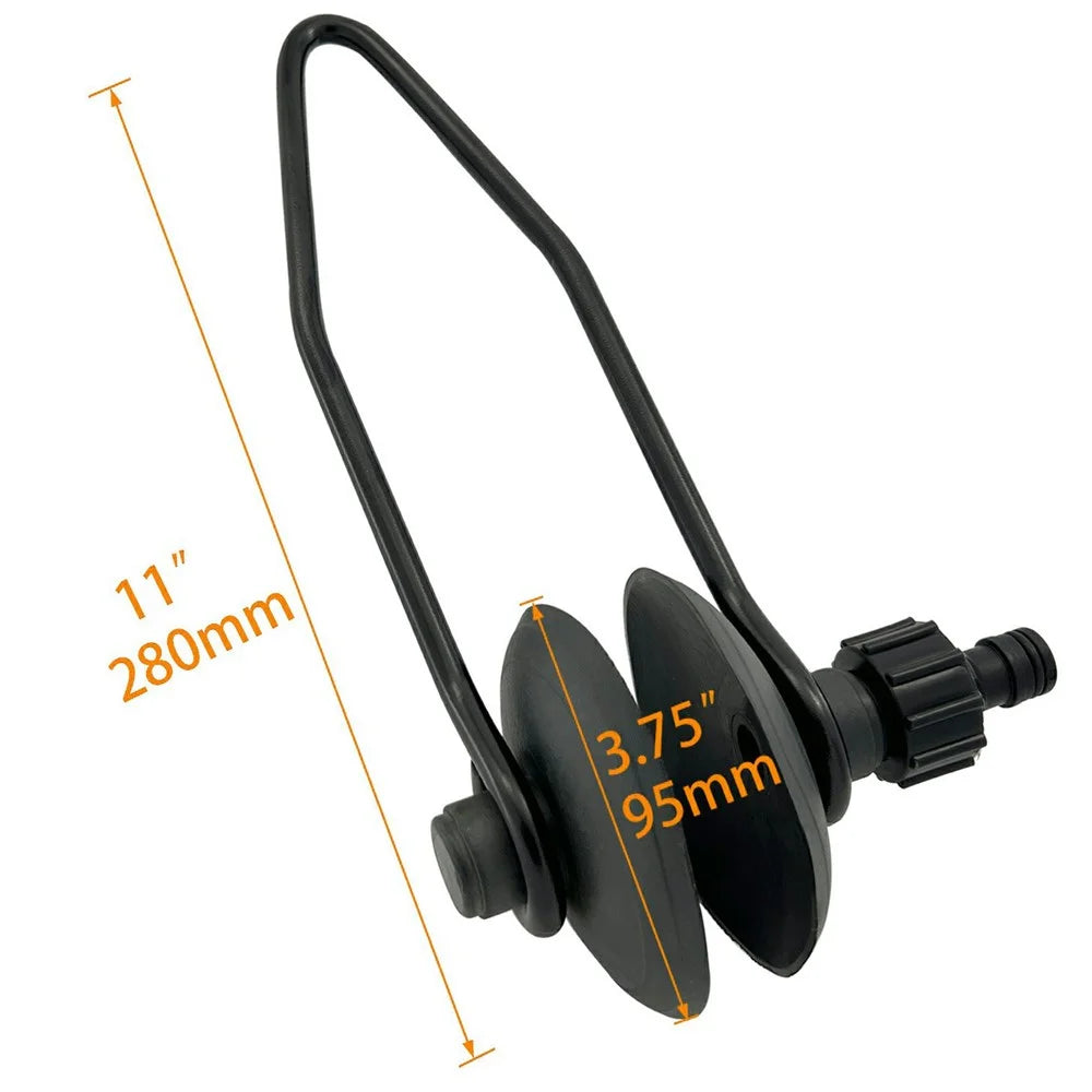 Outboard Motor Flusher Muffs Marine Maintenance Motor Cleaning Tool Kit for Boat Engine - Round - 7