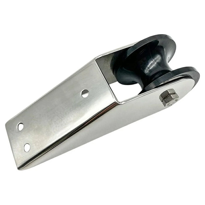 Stainless Steel Boat Anchor Roller Fixed Bracket Marine Hardware Accessories for Yacht - Silver - 1