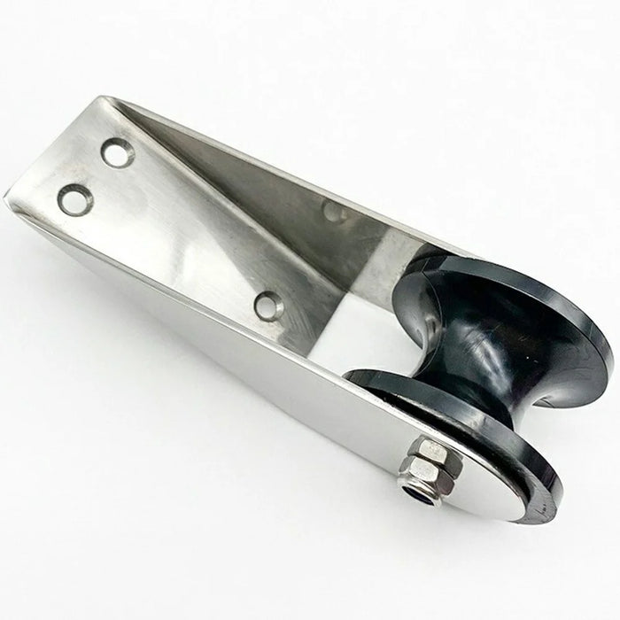 Stainless Steel Boat Anchor Roller Fixed Bracket Marine Hardware Accessories for Yacht - Silver - 2