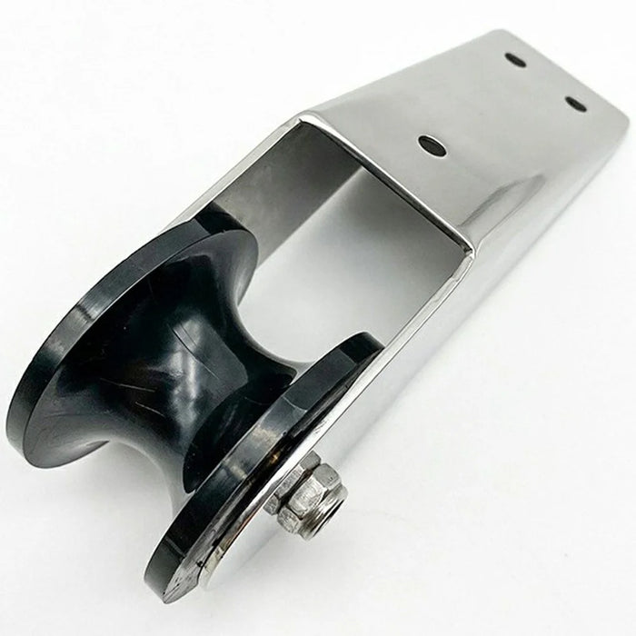 Stainless Steel Boat Anchor Roller Fixed Bracket Marine Hardware Accessories for Yacht - Silver - 4
