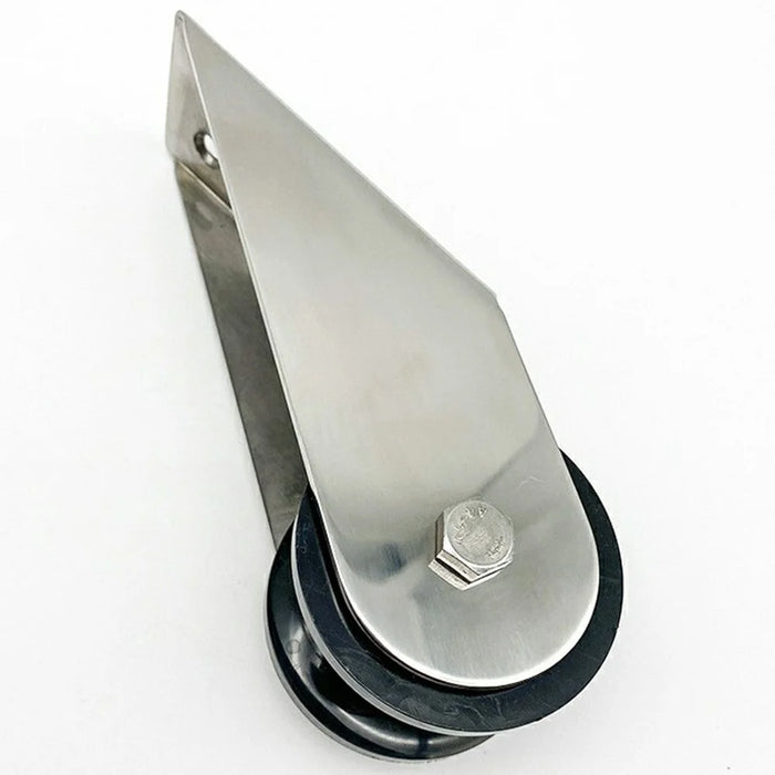 Stainless Steel Boat Anchor Roller Fixed Bracket Marine Hardware Accessories for Yacht - Silver - 5