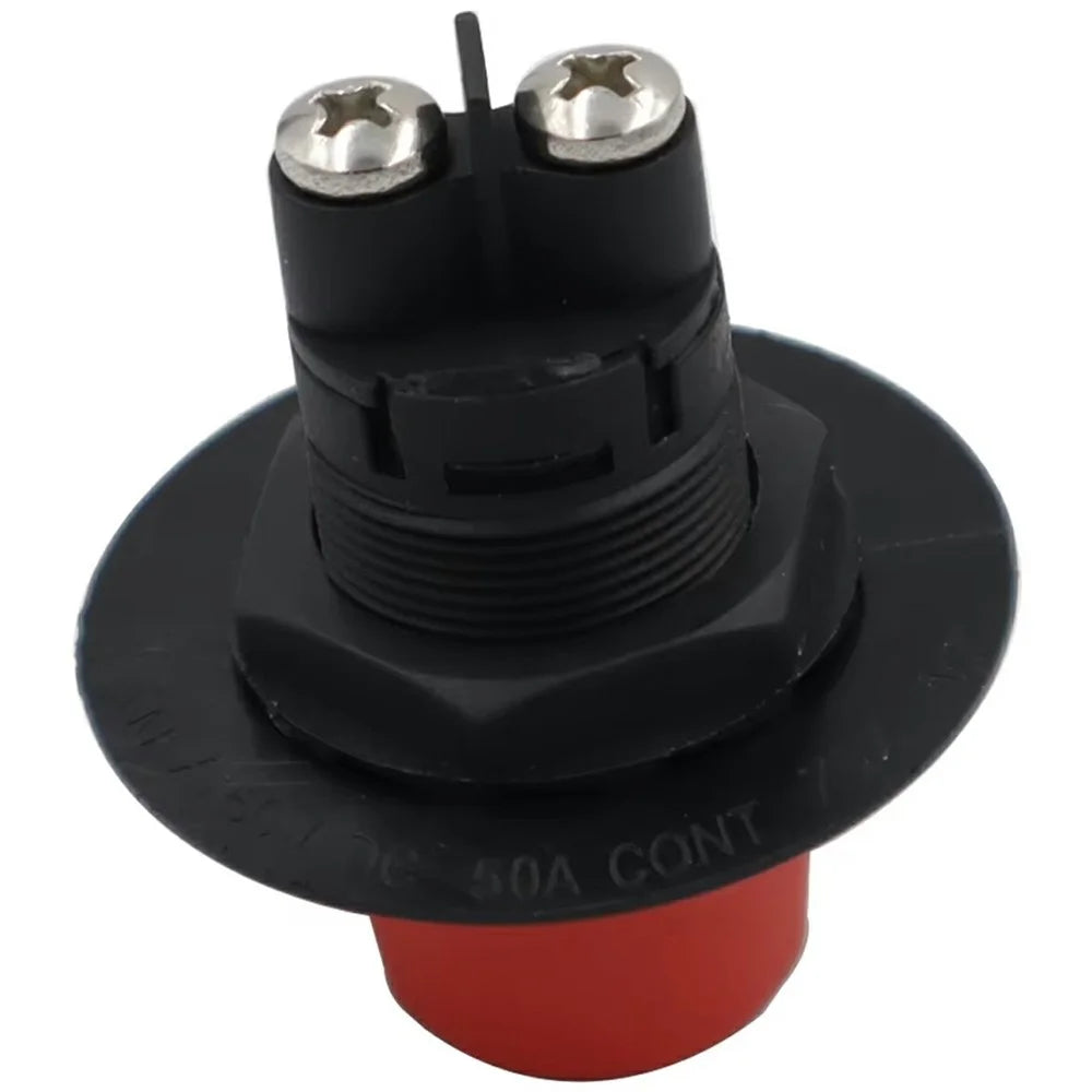 100A Battery Disconnect Switch Marine Yacht Car Black Rotary Power Cut Off Switch for Boat RV Truck Motorcycle - 3