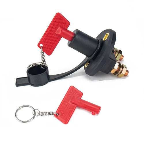 A2985 200A Car Boat RV ATV Battery Kill Switch Isolator Disconnect Power Cut Off Switch with 2 Keys - 1