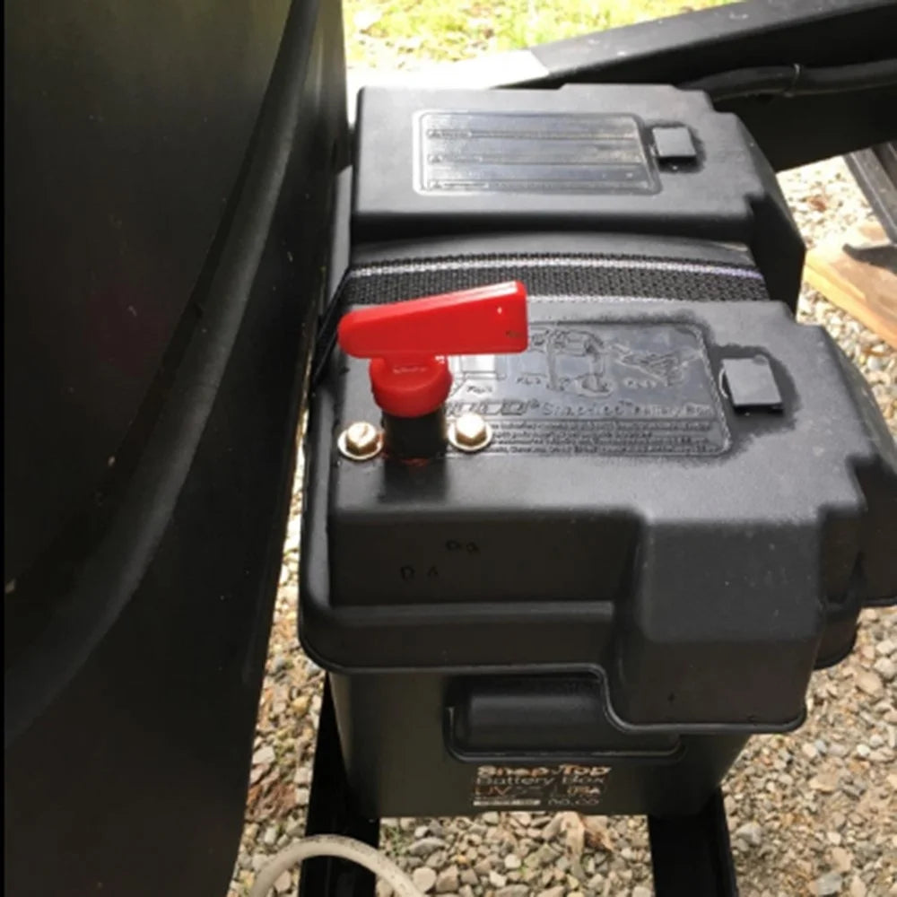 A2985 200A Car Boat RV ATV Battery Kill Switch Isolator Disconnect Power Cut Off Switch with 2 Keys - 4