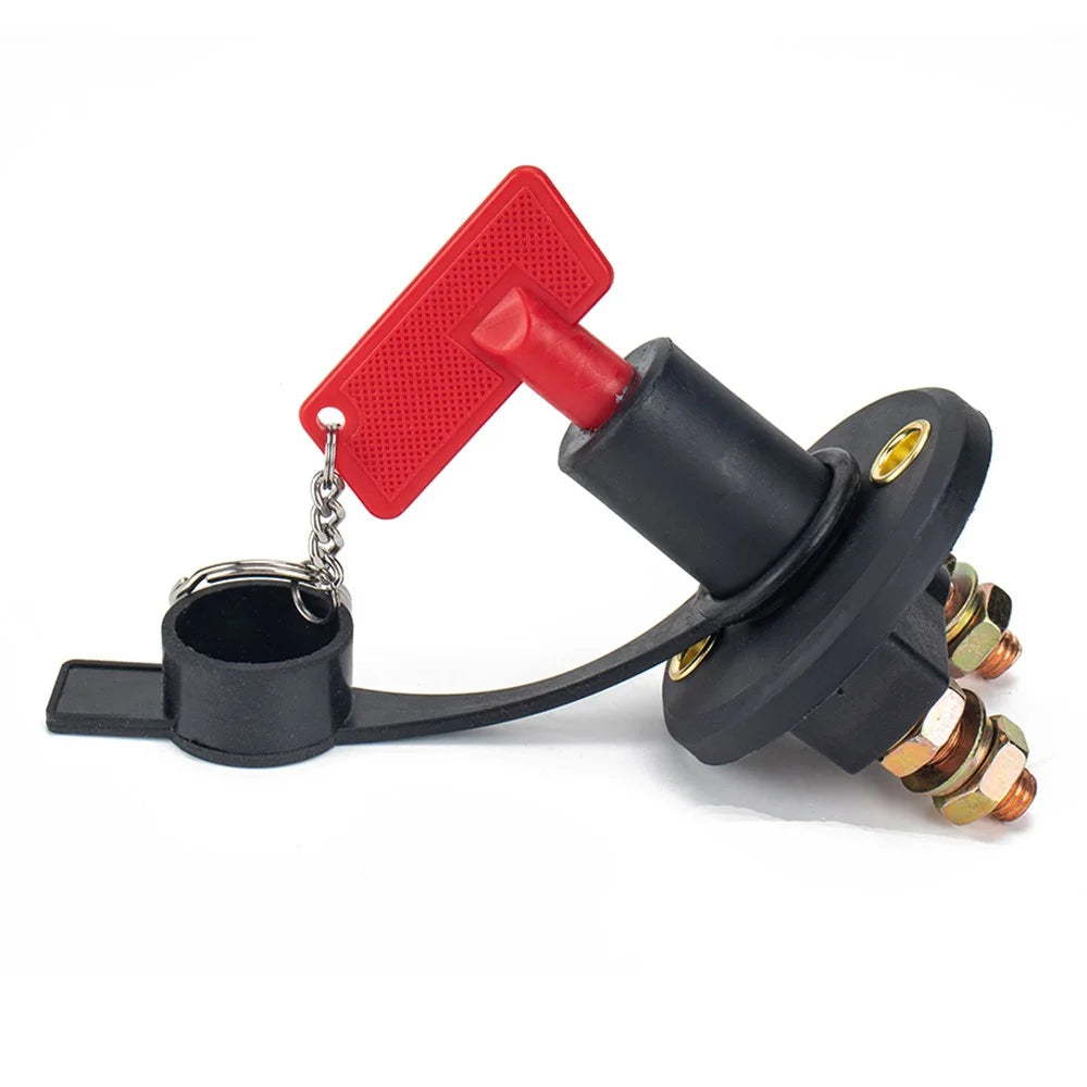 A2985 200A Car Boat RV ATV Battery Kill Switch Isolator Disconnect Power Cut Off Switch with 2 Keys - 7
