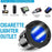 12V USB Car Cigarette Lighter Socket Dual QC3.0 Fast Charging Splitter Charging Adapter for Car Boat RV - Blue - 7