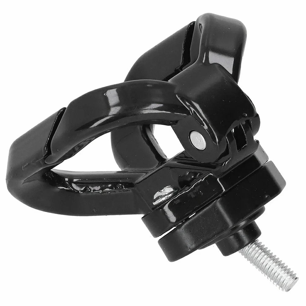 Single Hook Anti-Drop Electric Scooter Hook Plastic Motorcycle Hanger for Bottle Bag Umbrella - Black - 1