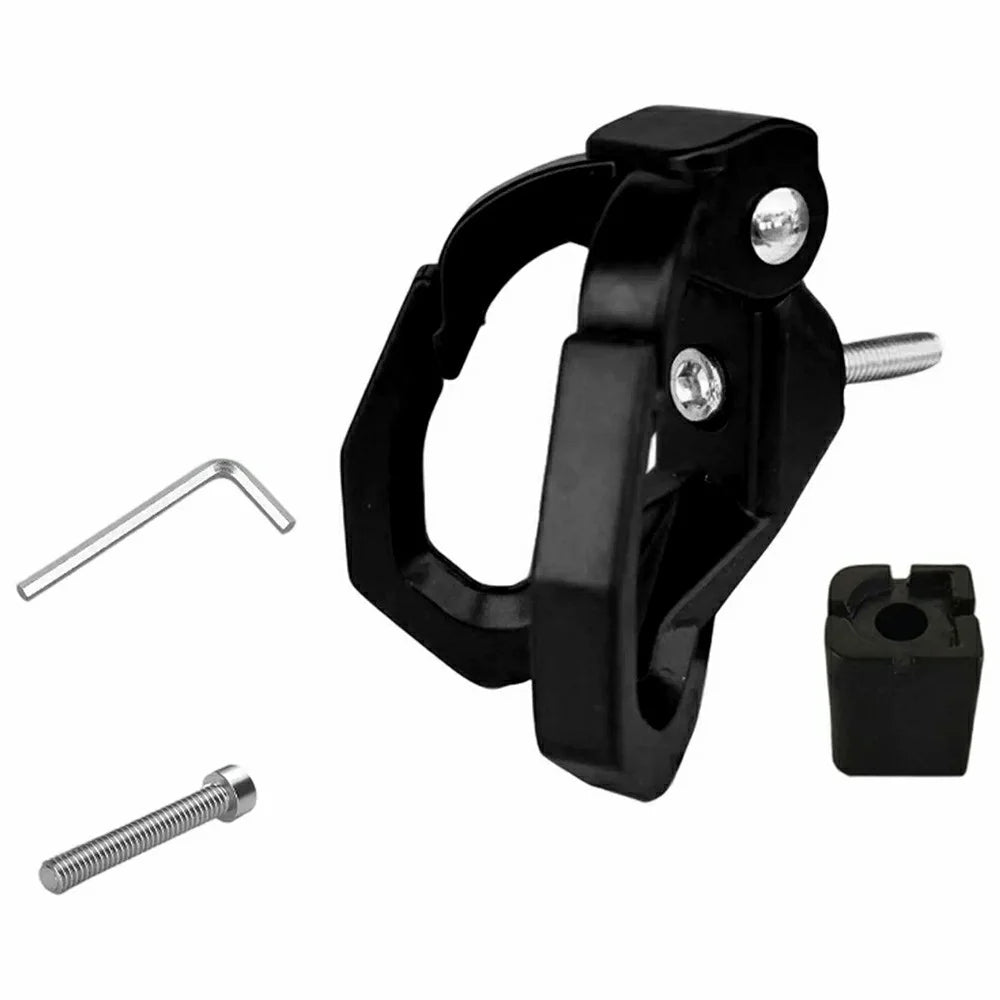 Single Hook Anti-Drop Electric Scooter Hook Plastic Motorcycle Hanger for Bottle Bag Umbrella - Black - 6