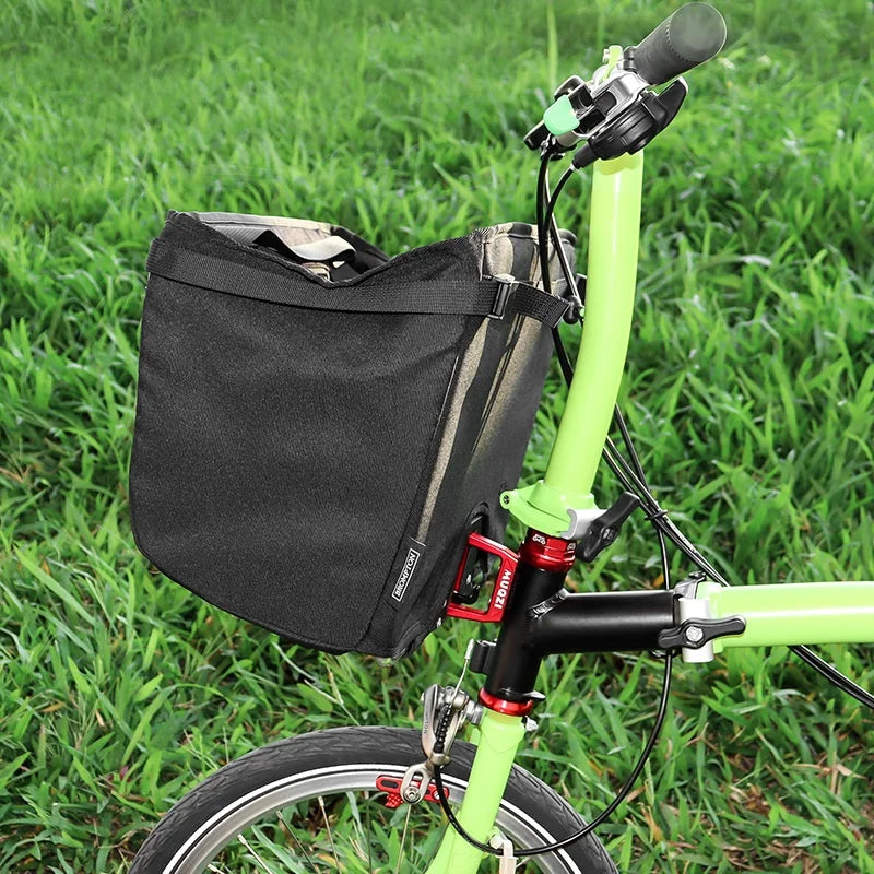 MUQZI Aluminum Alloy 3 Holes Bike Front Carrier Block with 7 Screws for Brompton Folding Bicycles - Black - 3