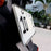 Aluminum Alloy Motorcycle License Plate Frame with 3mm Transparent Acrylic Cover - Black - 2