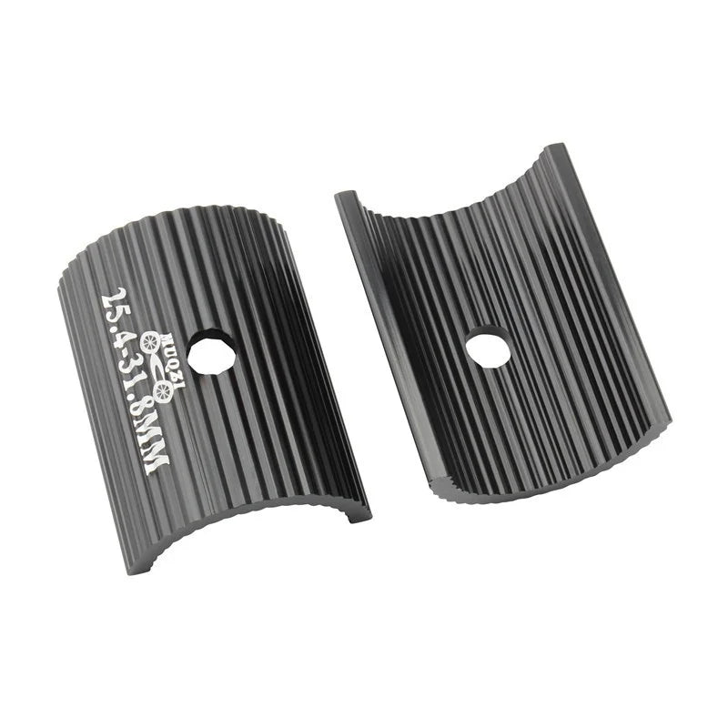 MUQZI Bike Handlebar Adapter Shim Aluminum Alloy Stem Spacer MTB Road Cycling Accessories - 25.4 To 31.8MM/Black - 1