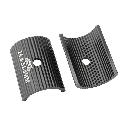 MUQZI Bike Handlebar Adapter Shim Aluminum Alloy Stem Spacer MTB Road Cycling Accessories - 25.4 To 31.8MM/Black - 1