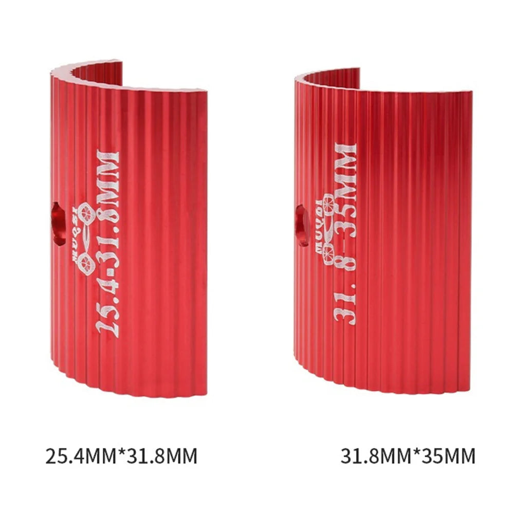 MUQZI Bike Handlebar Adapter Shim Aluminum Alloy Stem Spacer MTB Road Cycling Accessories - 25.4 To 31.8MM/Black - 5