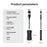 LEMORELE P80 USB / Type-C Wired to Wireless CarPlay Box Bluetooth-compatible WiFi Android Auto Converter - Black - 7