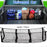 110x30cm Truck Cargo Net Organizer Mesh Storage Bag 3 Pockets Trunk Organizer for SUV Pickup Bed - Black - 2