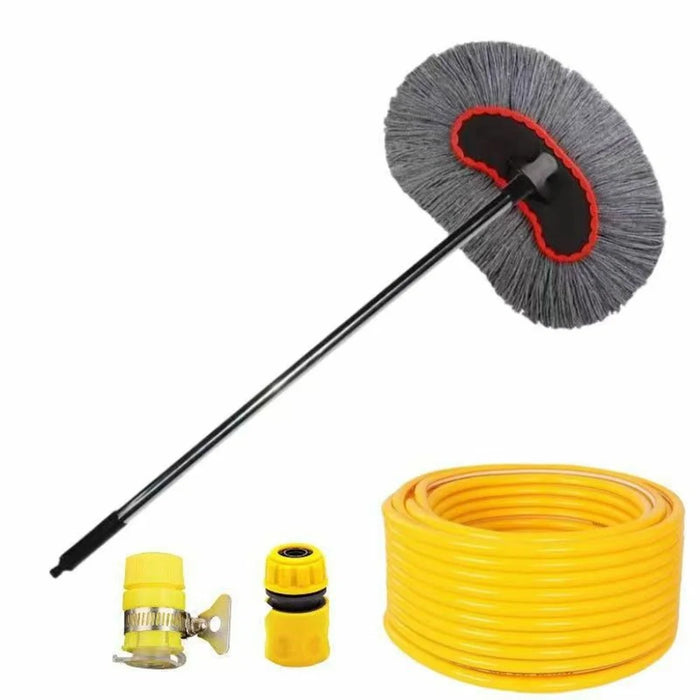 Car Wash Mop Brush with 5m Hose 75cm Long Handle Microfiber Brush Quick Connector Auto Cleaning Tool Kit - 1