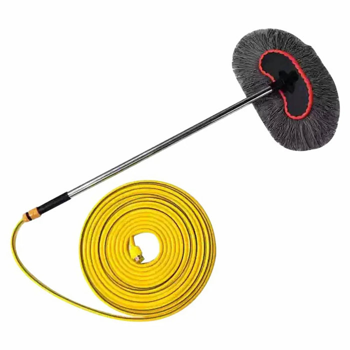 Car Wash Mop Brush with 5m Hose 75cm Long Handle Microfiber Brush Quick Connector Auto Cleaning Tool Kit - 5