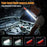 3000 Lumens LED Work Light Magnetic Rechargeable Dimming COB Flashlight 360 Degree Rotating Auto Inspection Light Repair Lamp for Car Repair Emergency - 6