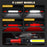 3000 Lumens LED Work Light Magnetic Rechargeable Dimming COB Flashlight 360 Degree Rotating Auto Inspection Light Repair Lamp for Car Repair Emergency - 7