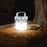 Solar Camping Lantern 360 Degree Rechargeable Waterproof Portable LED Light for Outdoor Emergency - White - 7