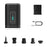 2400mAh Mini Electric Air Pump with 5 Air Nozzles Cordless Inflator with LED Light for Camping - Black - 1