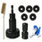 9Pcs Wheel Hub Brake Disc Rust Removal Tool Kit with 5 Grinding Discs Wire Brush Gloves for Car Maintenance - 1