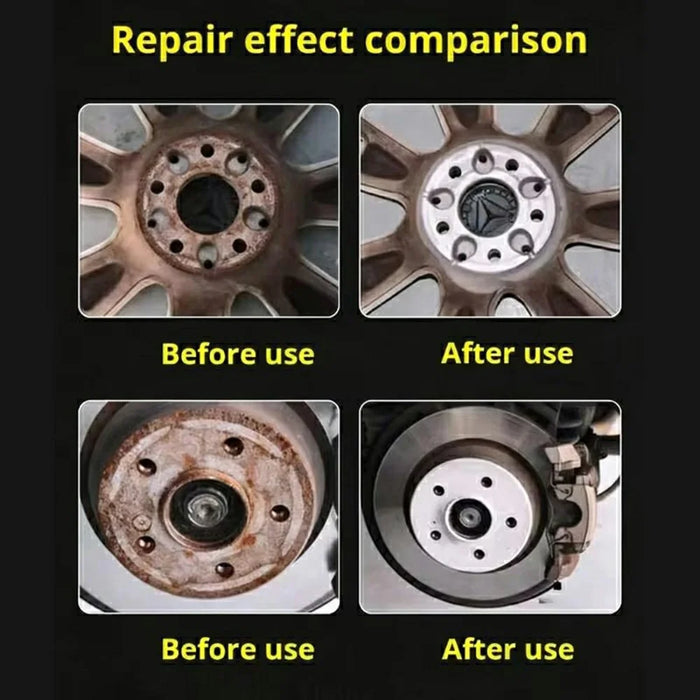 9Pcs Wheel Hub Brake Disc Rust Removal Tool Kit with 5 Grinding Discs Wire Brush Gloves for Car Maintenance - 3